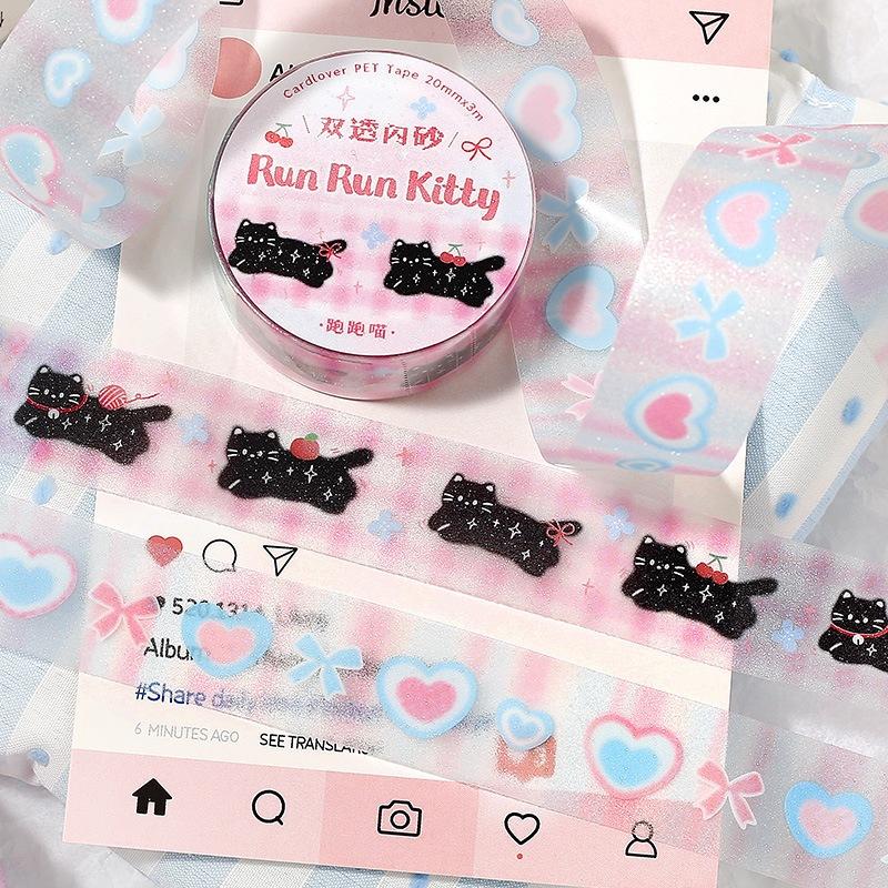 【小薰選品】台灣現貨 輕柔甜夢曲系列 信的戀人 貼紙 膠帶 手帳素材 拼貼 裝飾 貼紙手帳 DIY 拼貼素材貼-細節圖2