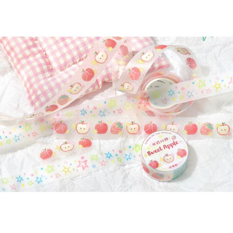 【小薰選品】台灣現貨 輕柔甜夢曲系列 信的戀人 貼紙 膠帶 手帳素材 拼貼 裝飾 貼紙手帳 DIY 拼貼素材貼-細節圖4