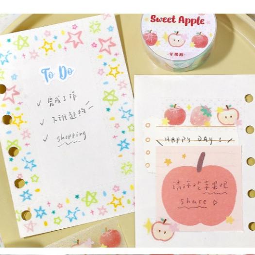 【小薰選品】台灣現貨 輕柔甜夢曲系列 信的戀人 貼紙 膠帶 手帳素材 拼貼 裝飾 貼紙手帳 DIY 拼貼素材貼-細節圖5