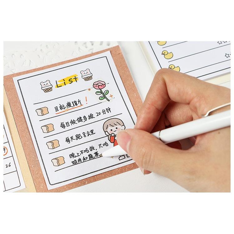 【小薰選品】台灣現貨 晴日付安系列 便利貼 留言貼 MEMO 備忘錄 N次貼 萬用 貼 手帳 裝飾 貼紙 週計畫手帳-細節圖5