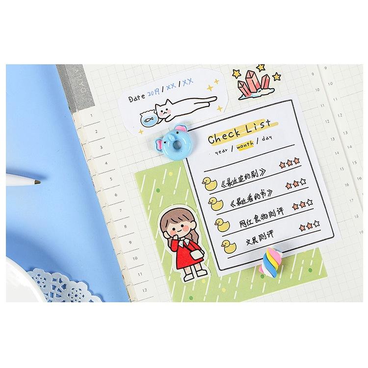 【小薰選品】台灣現貨 晴日付安系列 便利貼 留言貼 MEMO 備忘錄 N次貼 萬用 貼 手帳 裝飾 貼紙 週計畫手帳-細節圖6