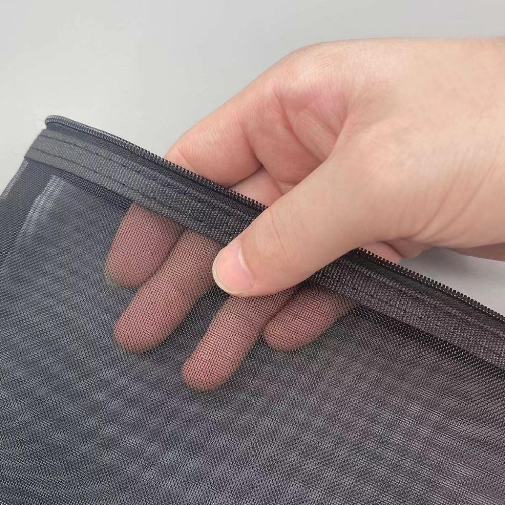 【小薰選品】台灣現貨 透明 筆袋 鉛筆袋 尼龍網眼筆袋 鉛筆盒 網格透明筆袋 網紗筆袋 考試筆袋-細節圖3