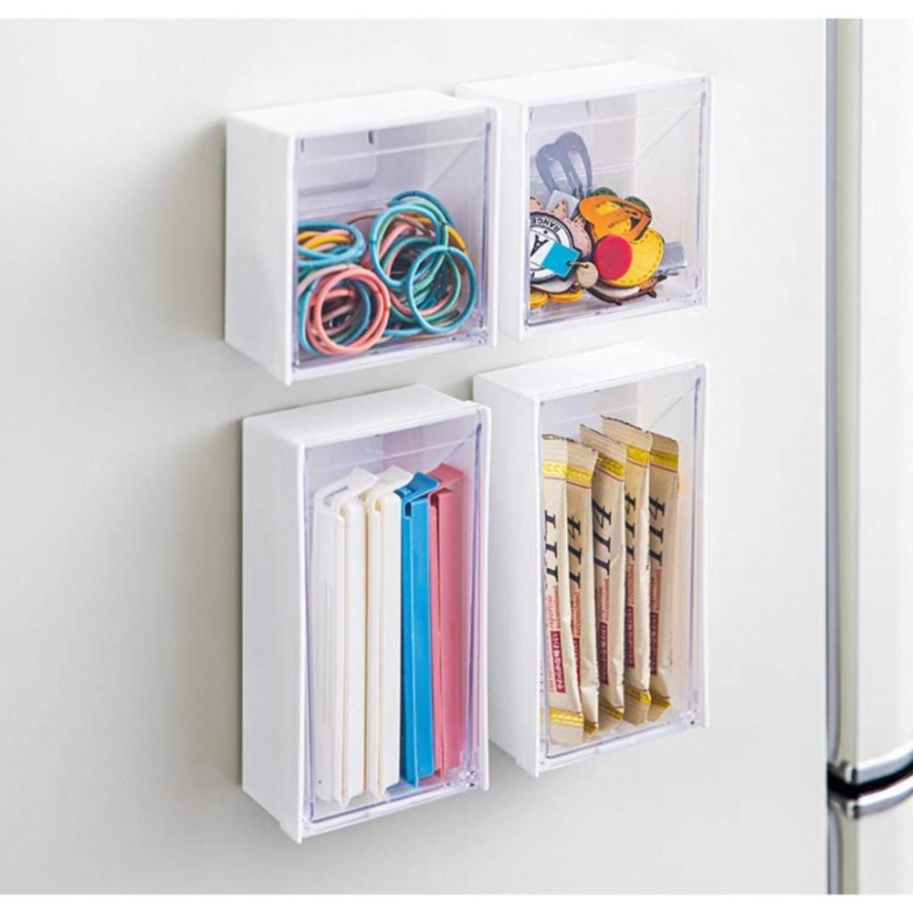 【小薰選品】INOMATA 日本製 磁吸 磁鐵 萬用 掀蓋 小物收納盒 磁吸收納盒 文具收納 收納盒 透明收納 飾品-細節圖4