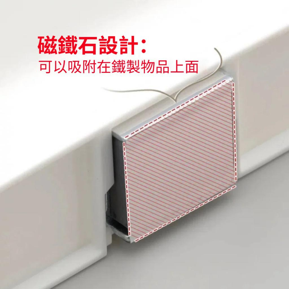 【小薰選品】日本製 INOMATA 磁鐵收納盒 磁鐵式置物架 冰箱 收納掛勾 置物盒 儲物盒 冰箱 辦公室 吸鐵盒-細節圖7