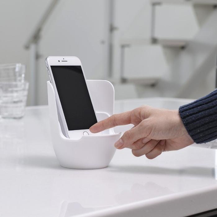 【小薰選品】日本 INOMATA 多功能 手機擴音架 手機架 追劇神器 手機充電座 簡易腳架 擴音箱 日本製-細節圖5