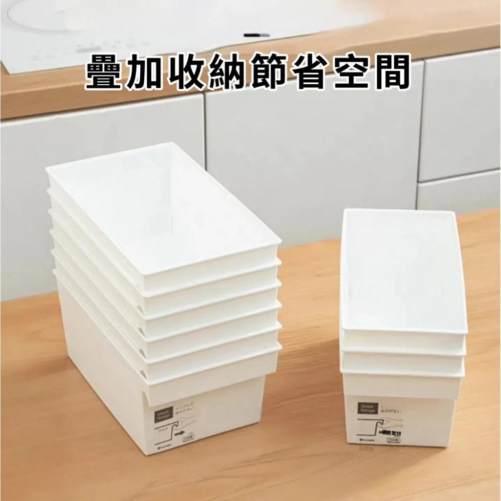 日本製 inomata 提把收納籃 收納盒 櫥櫃收納盒 置物籃 置物盒 廚房收納盒 櫥櫃收納盒 整理盒-細節圖4
