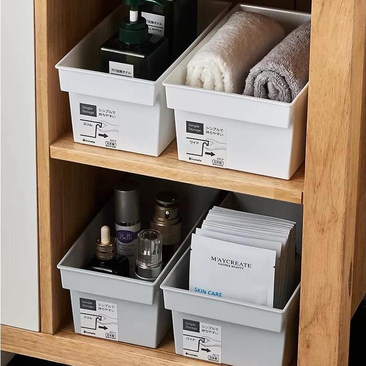 日本製 inomata 提把收納籃 收納盒 櫥櫃收納盒 置物籃 置物盒 廚房收納盒 櫥櫃收納盒 整理盒-細節圖8