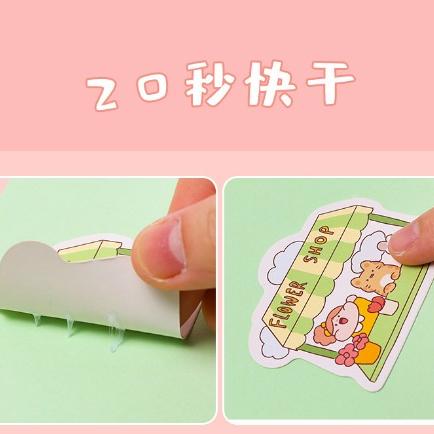 【小薰選品】台灣現貨 速乾點膠筆 點點膠筆 筆型膠 點點膠 手帳裝飾筆 膠水 膠水筆 筆型膠水 點點筆 黏貼筆-細節圖5