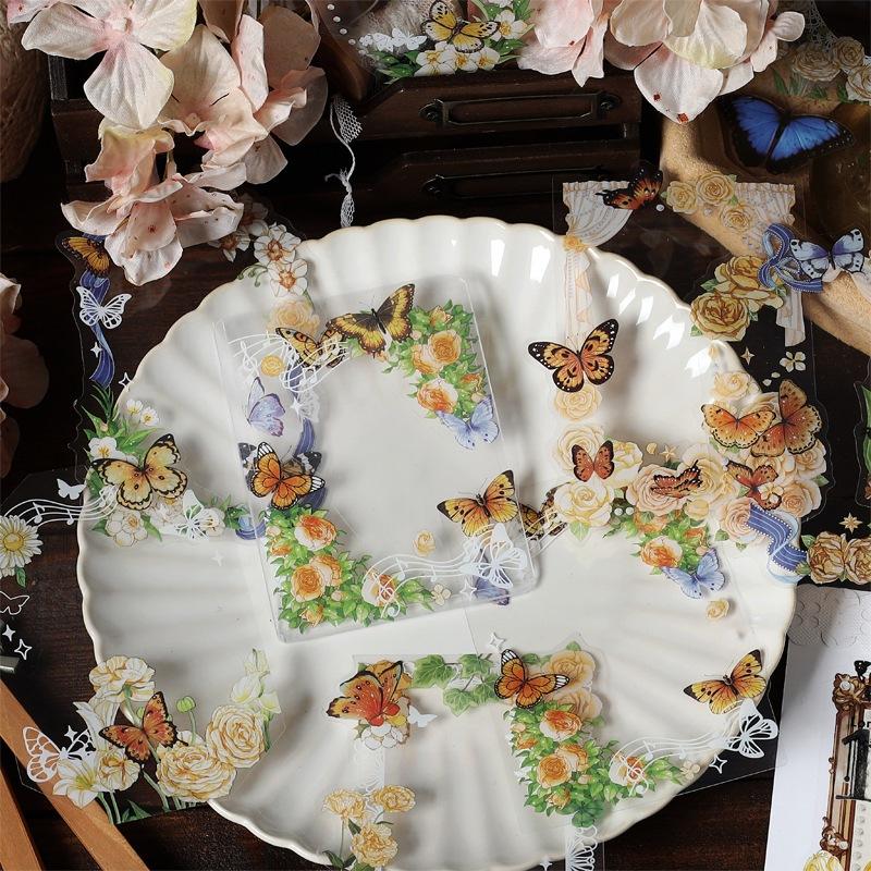 【小薰選品】Infeel.Me 花窗記系列 台灣現貨 花邊拼貼 貼紙 DIY邊框裝飾貼 裝飾貼紙 手帳貼紙 邊框素材-細節圖4