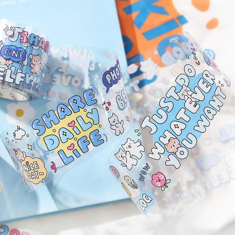 【小薰選品】信的戀人 英文塗鴉 貼紙 手帳貼紙 素材貼紙 裝飾貼紙 手帳膠帶 英文素材 咕卡貼紙 插畫貼紙 裝飾貼-細節圖3