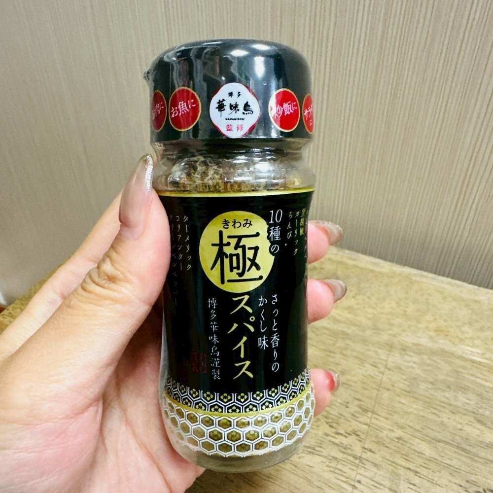 日本 九州 極致 博多 華味鳥 日式 精華香料 香料 胡椒鹽 調味料 調味 萬用調味粉 60g-規格圖1