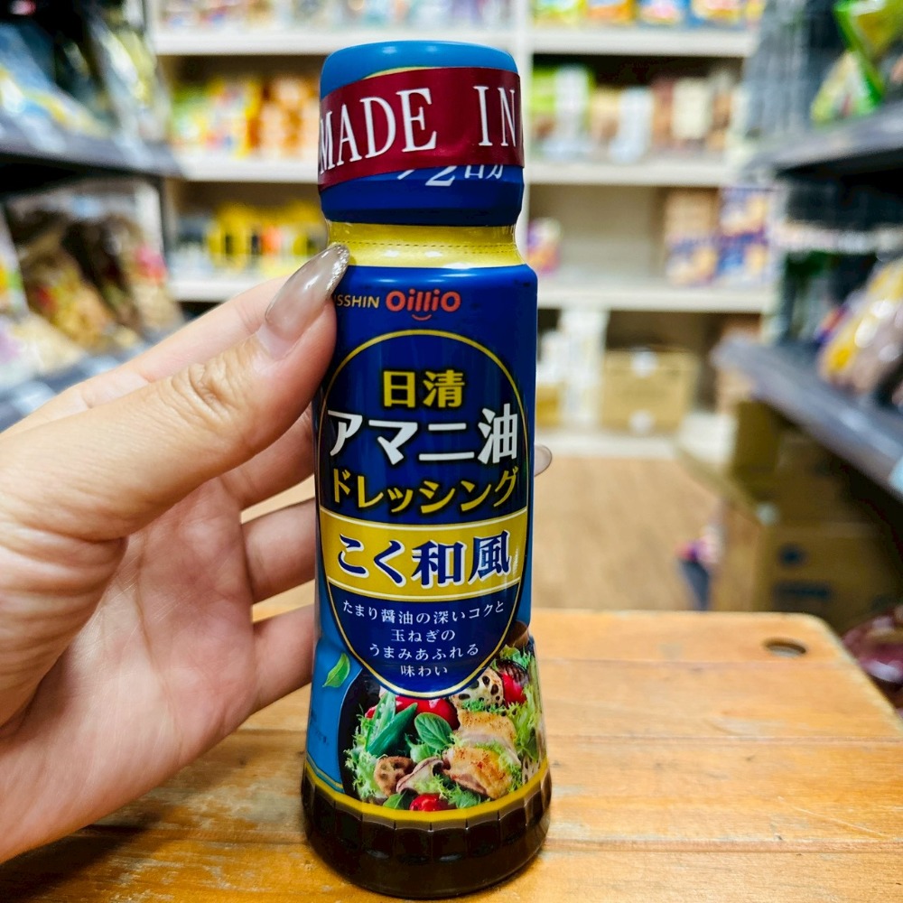 日本 NISSIN 日清 OilliO 零膽固醇 沙拉醬 零膽固醇 低脂 芝麻鹽味 和風甘口 胡麻醬-規格圖1
