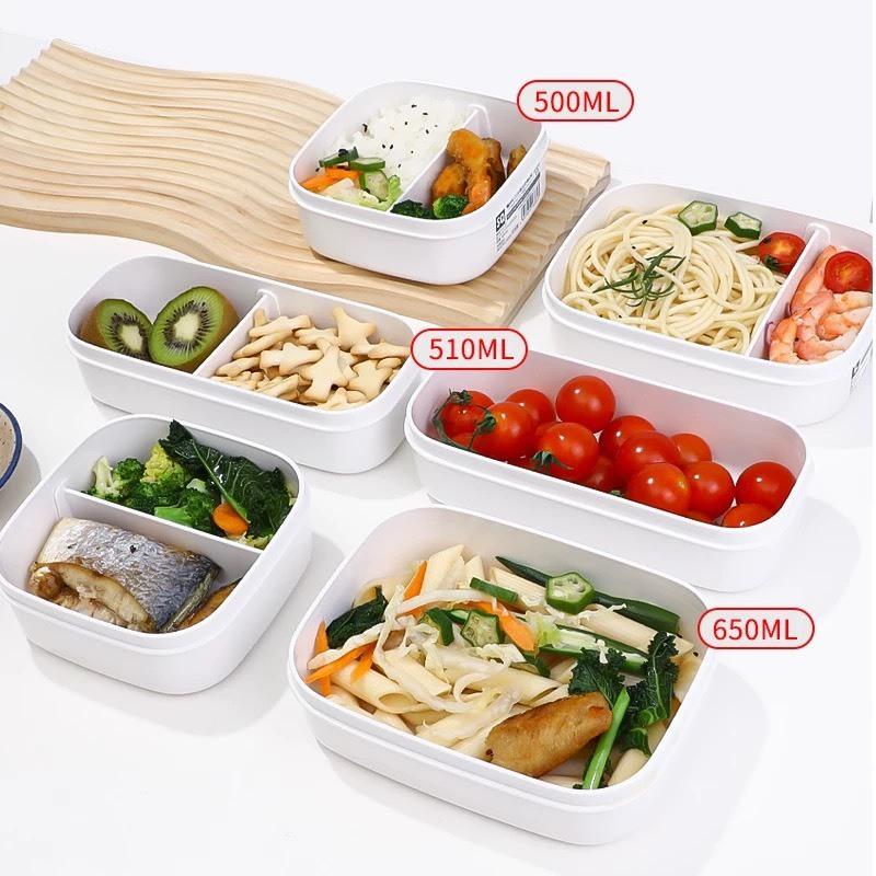 日本製 NAKAYA 分格 便當盒 微波便當盒 環保餐盒 餐盒 分隔餐盒 分隔保鮮盒 保鮮盒 密封盒-細節圖4