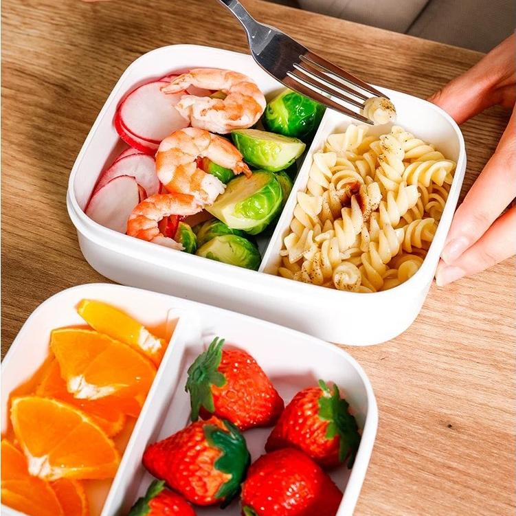 日本製 NAKAYA 分格 便當盒 微波便當盒 環保餐盒 餐盒 分隔餐盒 分隔保鮮盒 保鮮盒 密封盒-細節圖5