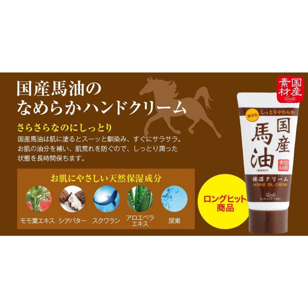 日本 北海道 LOSHI 馬油 保濕 護膚霜 乳液 乳霜 EX 高保濕乳霜 Q10 護手霜 CICA-細節圖4