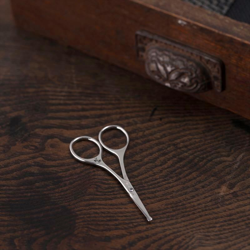 日本製 KAI 貝印 關孫六 不銹鋼 安全 薄刃 鼻毛剪-細節圖5