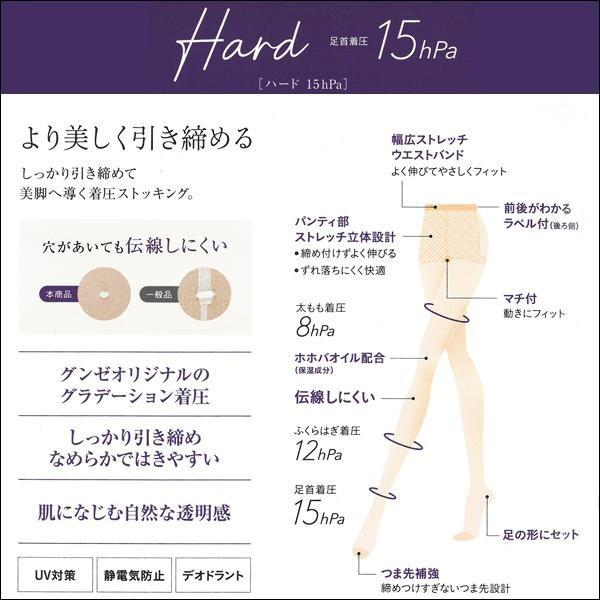 日本 GUNZE 郡是 SABRINA 15hPa 加壓 壓力絲襪 美腿絲襪 褲襪 絲襪-細節圖2