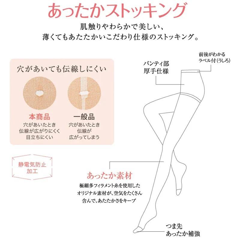 日本製 GUNZE 郡是 SABRINA 無痕 透膚 T檔 美腿絲襪 褲襪 絲襪-細節圖2