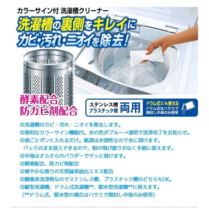 日本 紀陽 日本製 不動化學 綠茶除臭 洗衣機 洗衣槽 清潔粉 清潔劑 100g-細節圖3