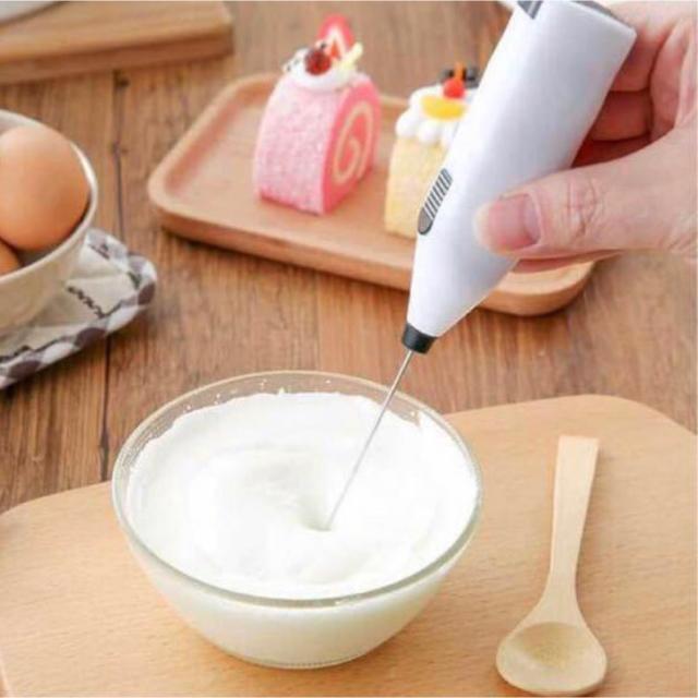 日本 Echo 電動 奶泡器 手持 簡易 打奶泡 攪拌器 電動攪拌器-細節圖4