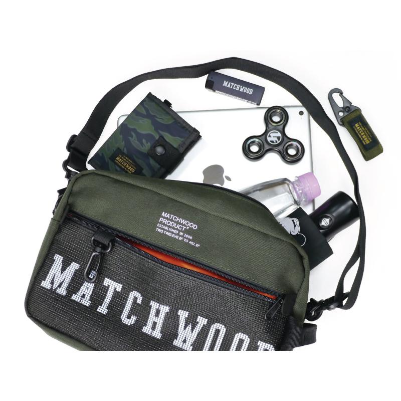 【Matchwood】機能小包 斜背腰包 日系街頭風格 軍事小包  全系列包款 台灣現貨-細節圖6