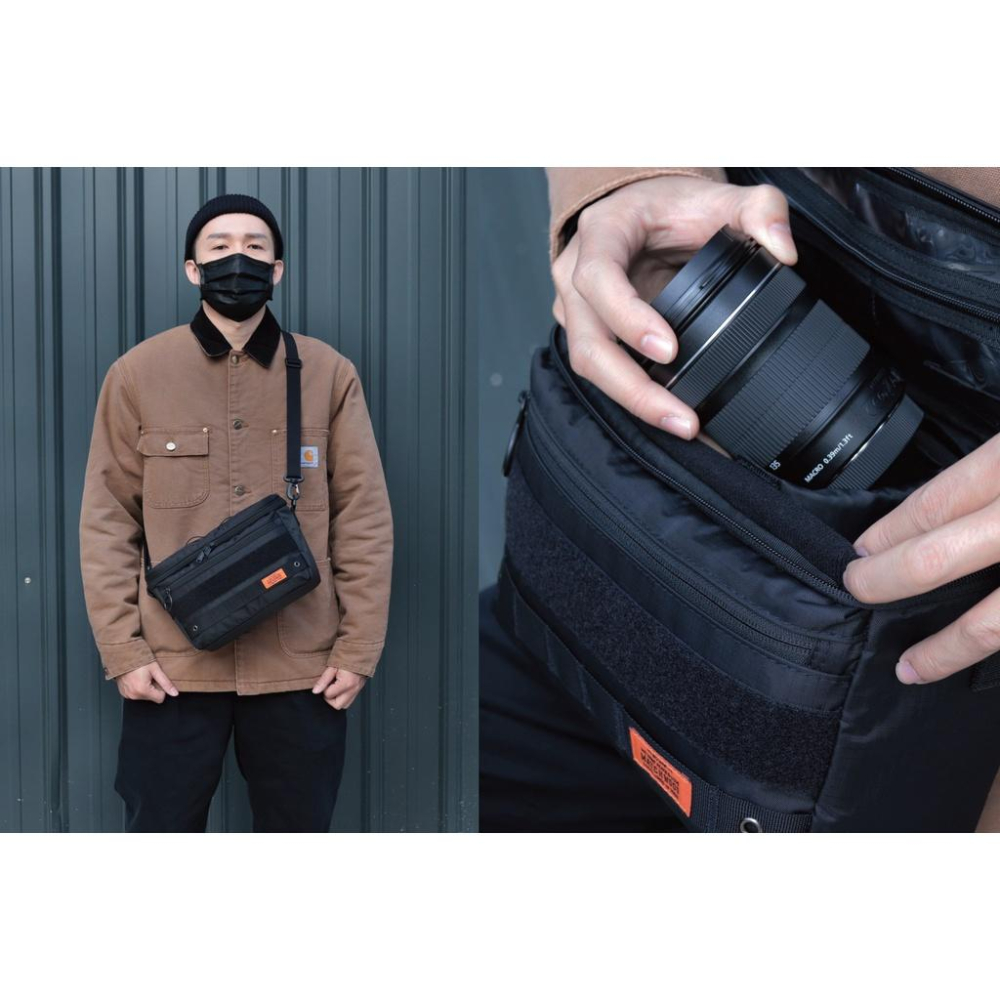 【Matchwood】 TFO Camera Bag 相機包 一機兩鏡斜背單眼相機包 附防撞內膽-細節圖7