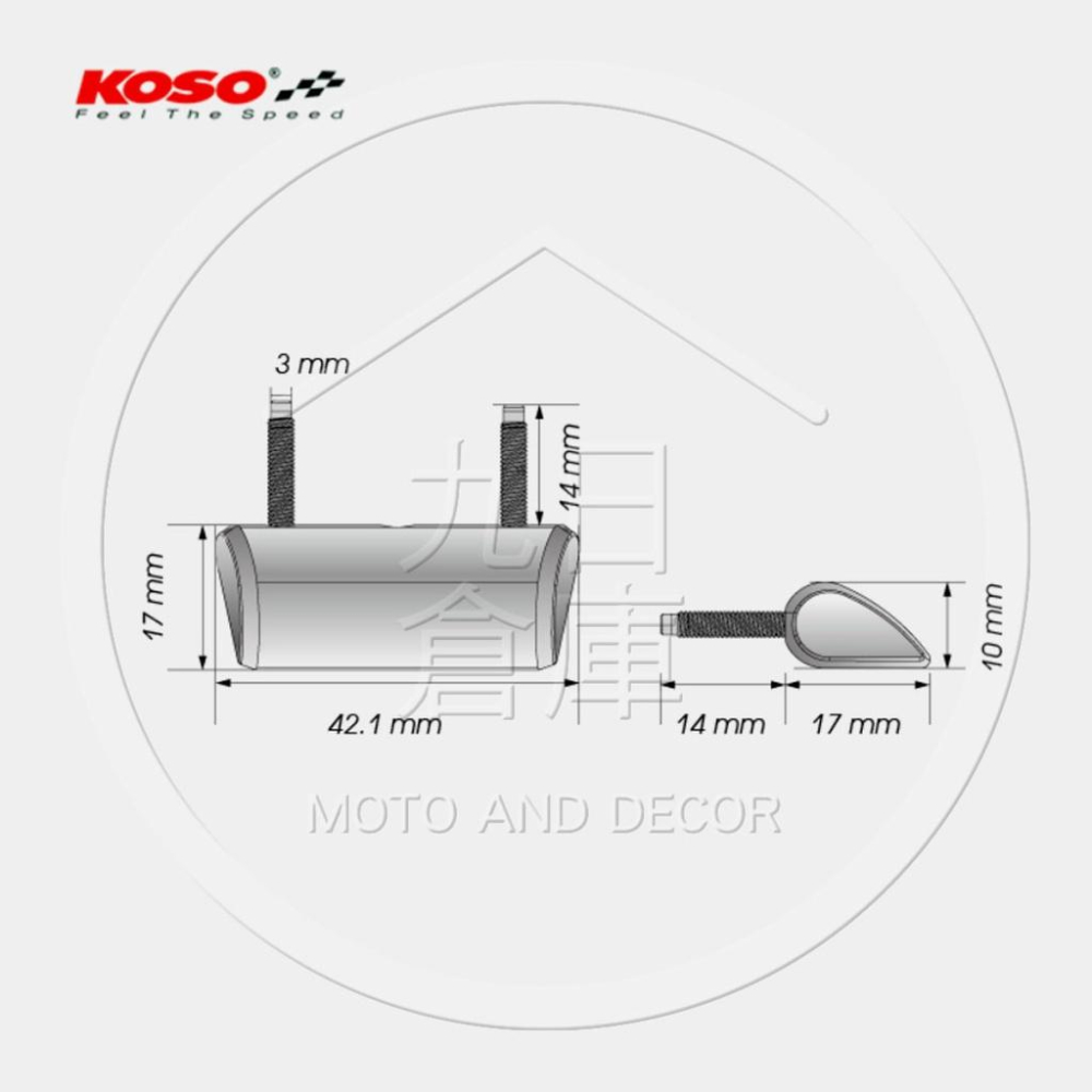 【台灣出貨】KOSO 正原廠 通用型牌照燈全系列 LED牌照燈 水滴型/曲線型/極速型/均光型 通用版 車牌燈-細節圖3