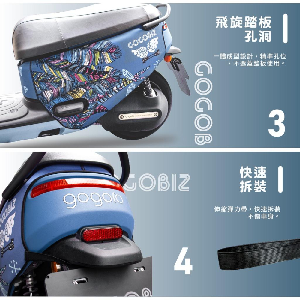 【GOGOBIZ】gogoro 3 / VIVA XL 防刮套 車身套  台灣現貨+預購 多款圖案可選 請先聊聊確認-細節圖4