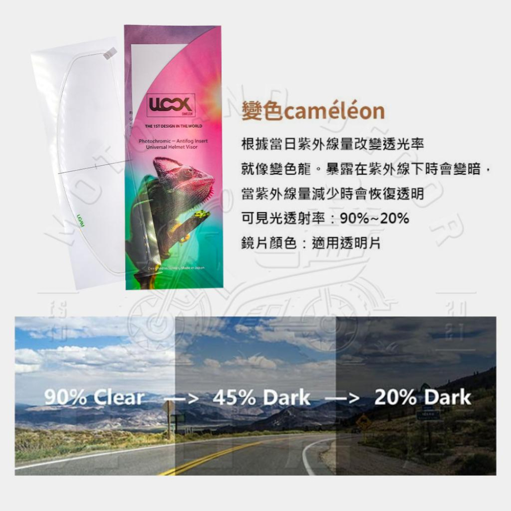 日本 UGAM ULOOK 防霧貼片 不留殘膠 全罩式 3/4 安全帽防霧貼-細節圖8