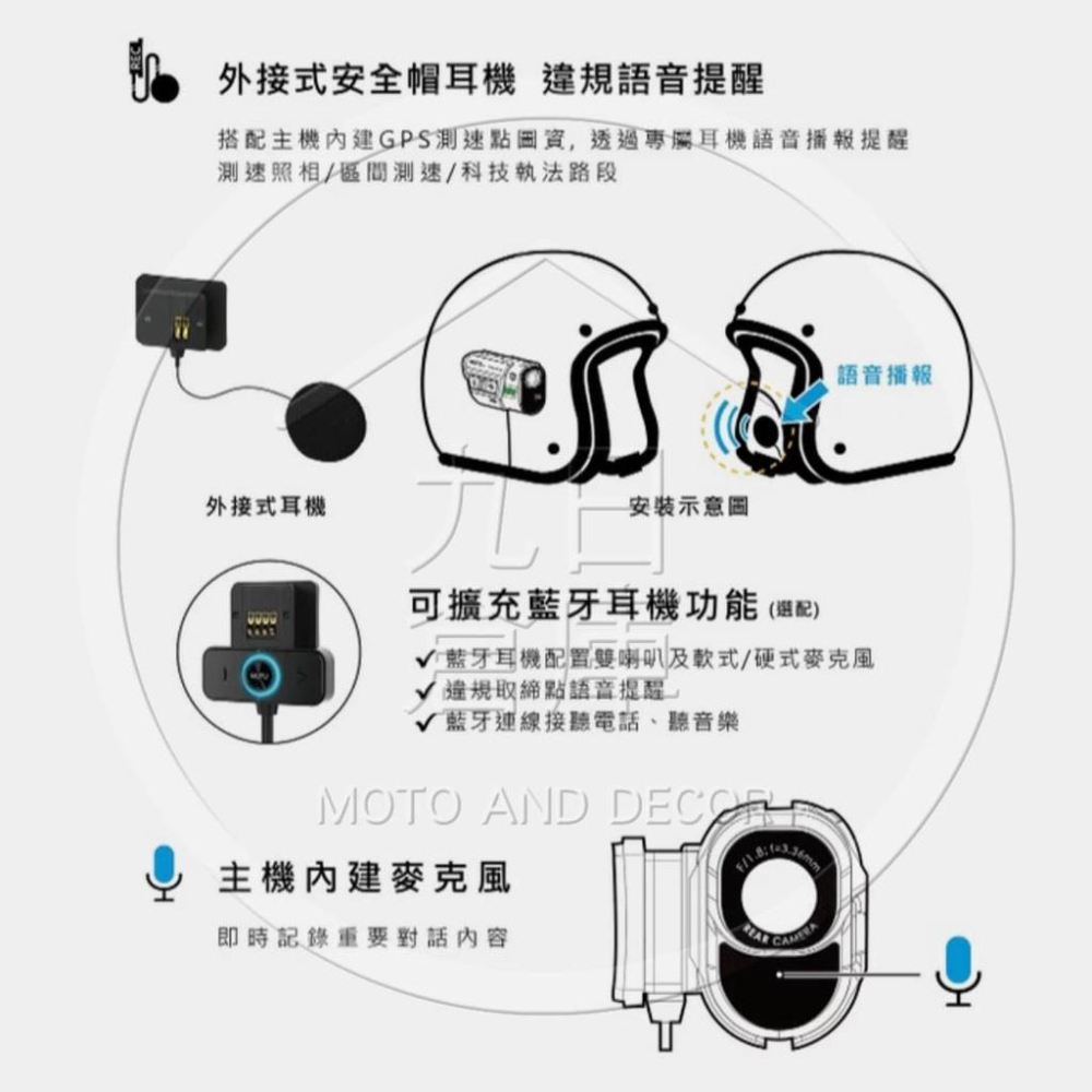 【MUFU 機車行車記錄器】V30P好神機 前後雙錄機車行車記錄器 現貨供應 送64G記憶卡+收納袋+3好禮-細節圖6