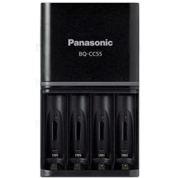 Panasonic 國際牌 公司貨 BQ-CC55 疾速智控型4槽充電器 插頭可摺平 收存方便-細節圖2