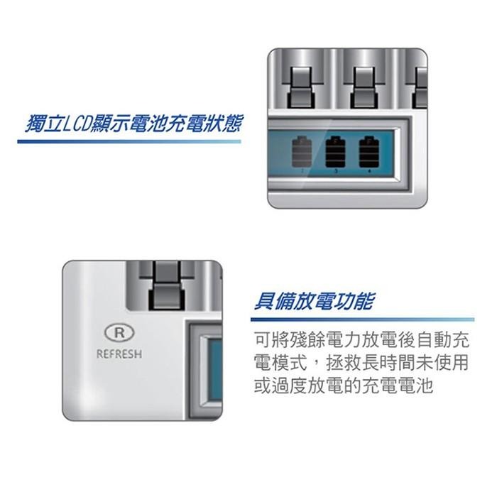 SANLUX 三洋 SYNC-LS08 8入LCD極速充電器 可充3號4號充電電池-細節圖4