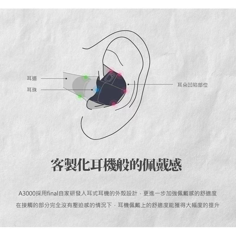 日本 Final Audio A3000 [官方授權經銷] CM插針 可換線 入耳式耳機 公司貨兩年保固-細節圖7