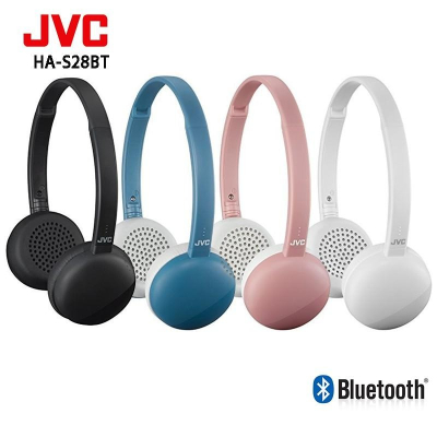 JVC HA-S28BT 馬卡龍造型無線藍牙輕量小耳罩式耳機 公司貨