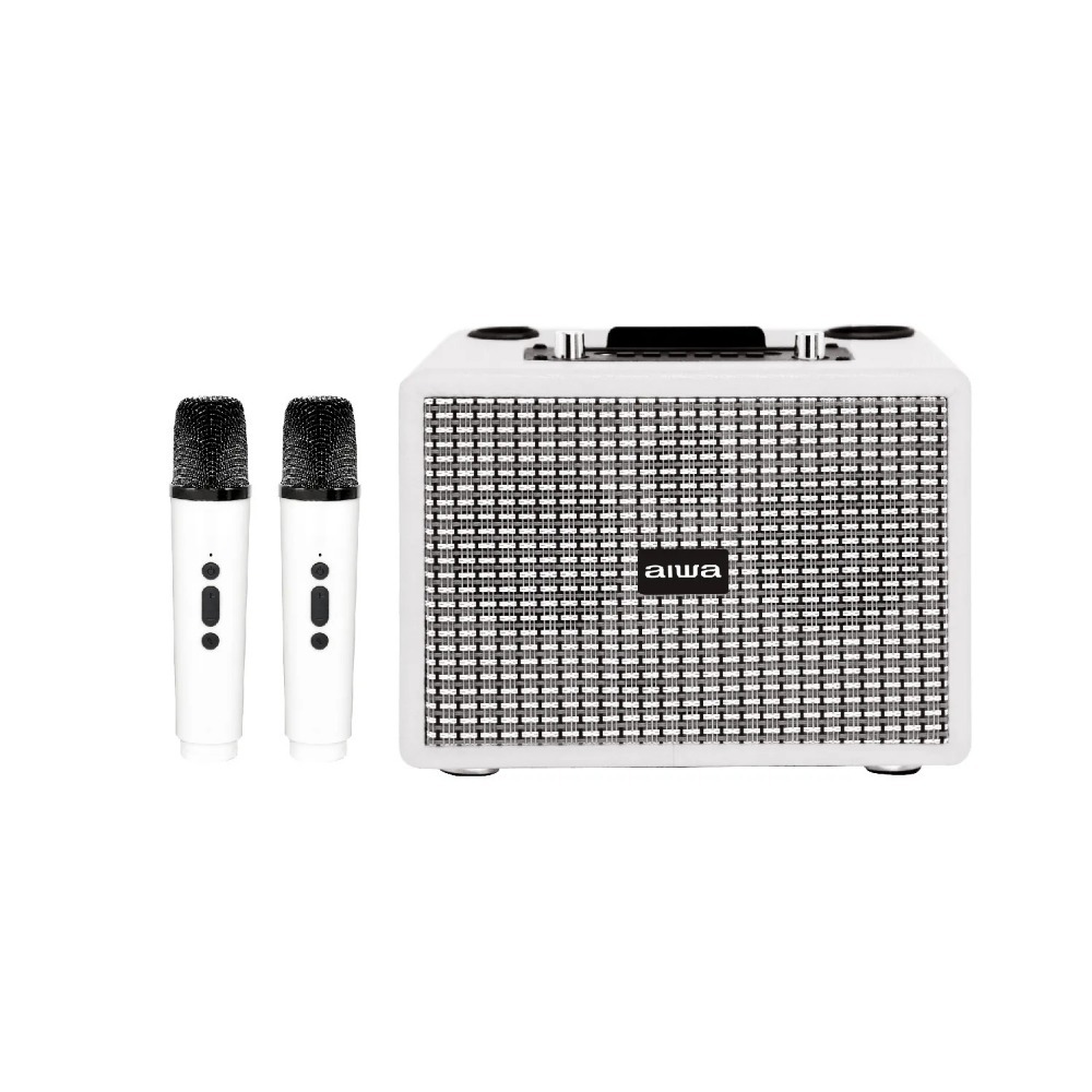 AIWA 愛華 AI-KBQ20 K歌藍芽音箱 雙麥克風 (播放音樂可刪除人聲) 可兩台同時播放環繞音效功能-規格圖3