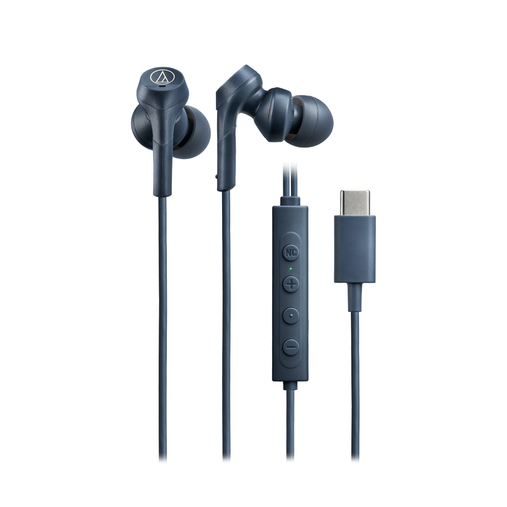 鐵三角 ATH-CKS330NC USB Type-C 重低音SOLID BASS耳塞式降噪耳機藍色 綠色首批保固兩年-規格圖1