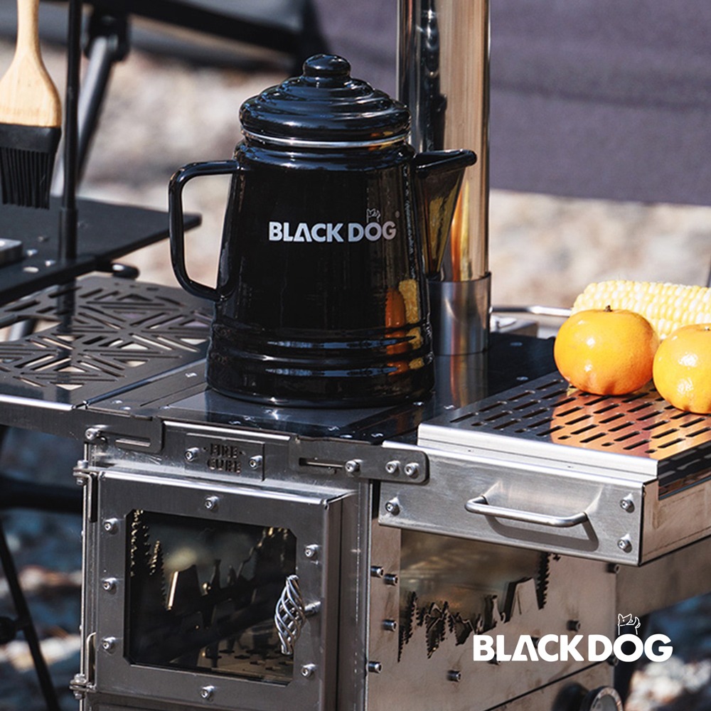 【Blackdog】黑化輕奢琺瑯咖啡壺2L | YC011 台灣總代理公司貨-細節圖2