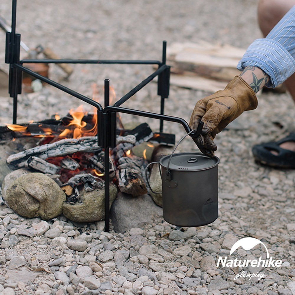 【Naturehike】鐵藝三角焚火架組 PJ208 ｜台灣總代理公司貨-細節圖2