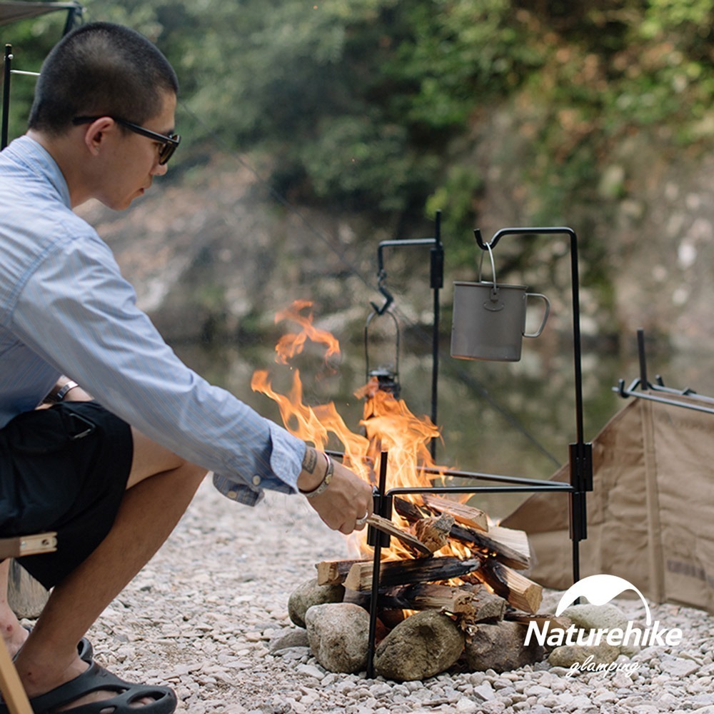 【Naturehike】鐵藝三角焚火架組 PJ208 ｜台灣總代理公司貨-細節圖3