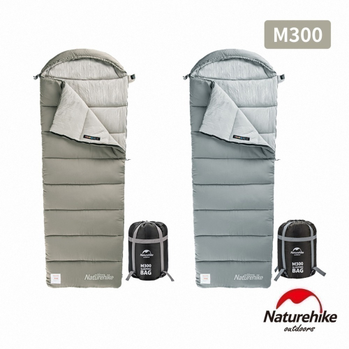 【Naturehike】M300可機洗帶帽信封睡袋 MSD02｜台灣總代理公司貨