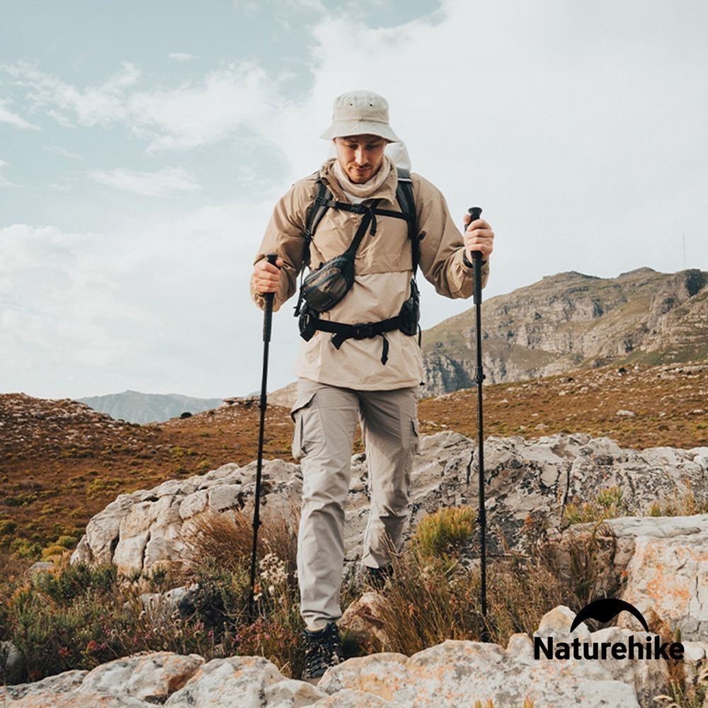 【Naturehike】 晴雪Pro長手把7075鋁合金三節外鎖登山杖 D017-D ｜台灣總代理公司貨-細節圖3