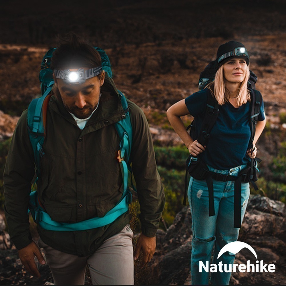 【Naturehike】輕便防水USB充電四段式LED頭燈 T002-D｜台灣總代理公司貨-細節圖2