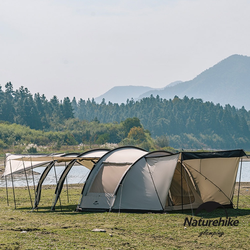 【Naturehike】云舟兩室一廳150D隧道帳4-6人｜雪裙款 ZP015 台灣總代理公司貨-細節圖3