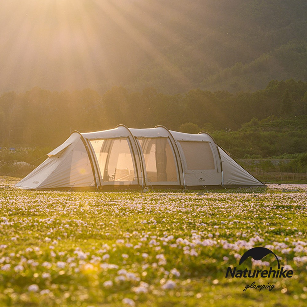 【Naturehike】云舟兩室一廳150D隧道帳4-6人｜雪裙款 ZP015 台灣總代理公司貨-細節圖4