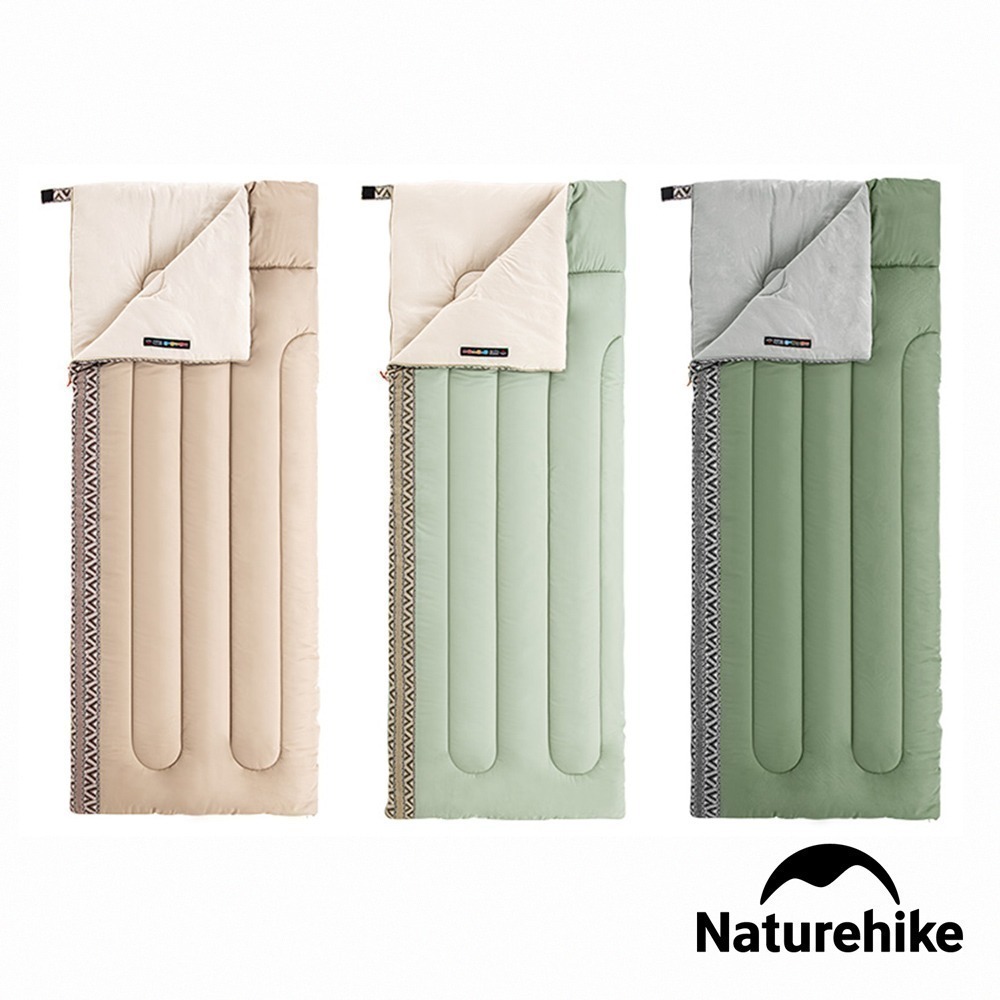 【Naturehike】L150質感圖騰透氣可拼接機洗信封睡袋 MSD05｜台灣總代理公司貨-細節圖5