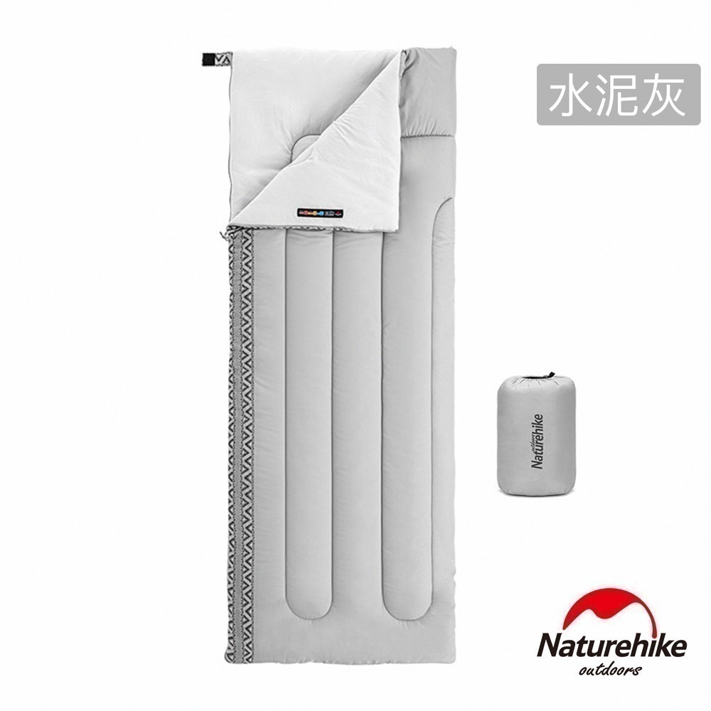【Naturehike】L150質感圖騰透氣可機洗信封睡袋 標準款 台灣總代理公司貨-細節圖2