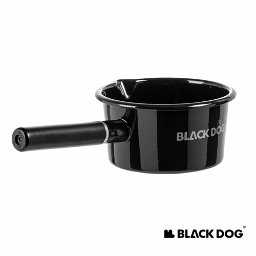 【Blackdog】 櫸木單柄琺瑯牛奶鍋16cm YC010｜台灣總代理公司貨