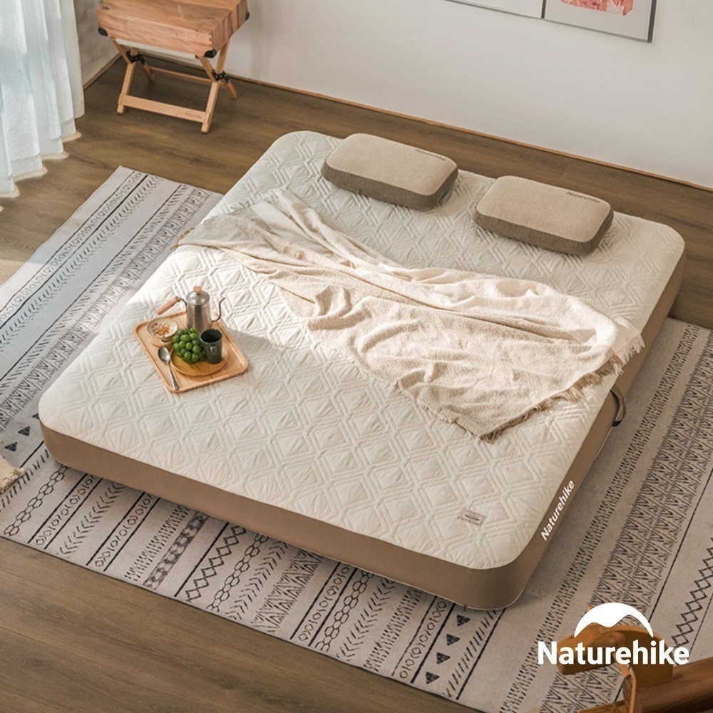【Naturehike】游夢拉絲布軟硬可調充氣床墊25cm WS023 ｜台灣總代理公司貨-細節圖2