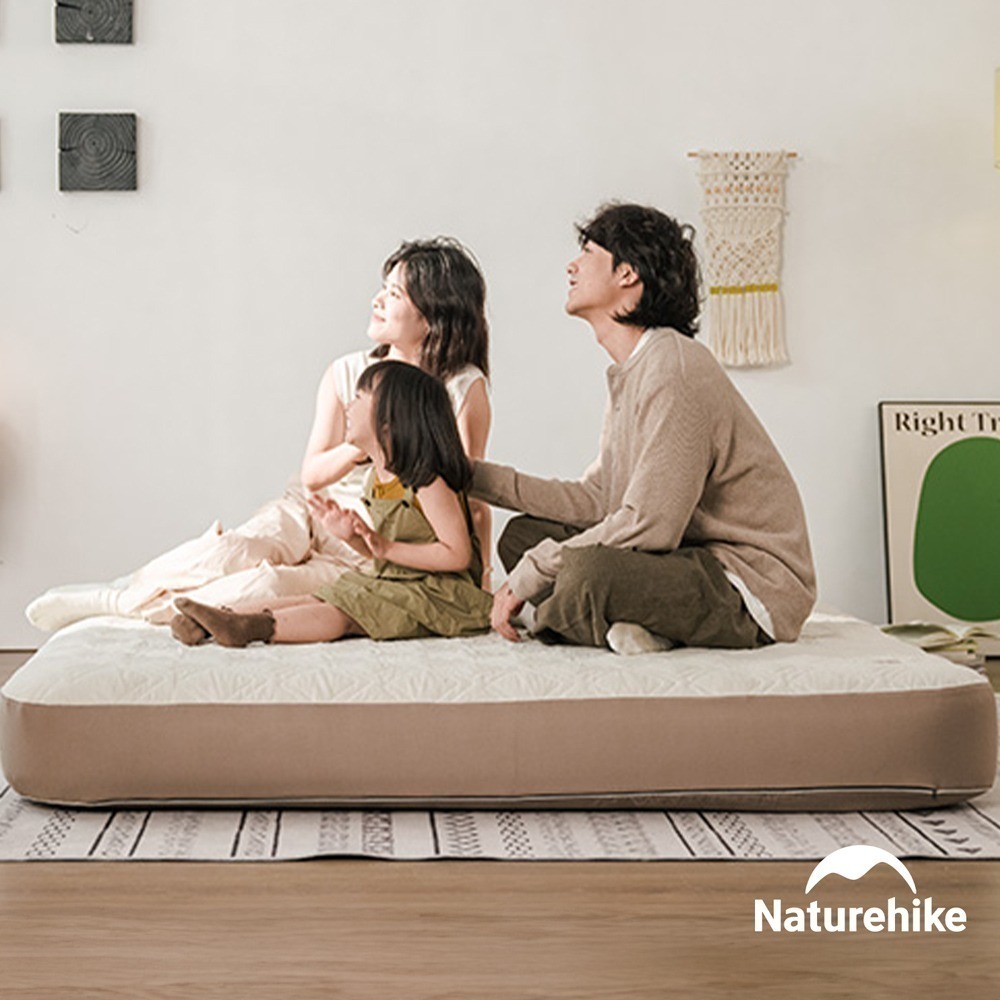 【Naturehike】游夢拉絲布軟硬可調充氣床墊25cm WS023 ｜台灣總代理公司貨-細節圖3