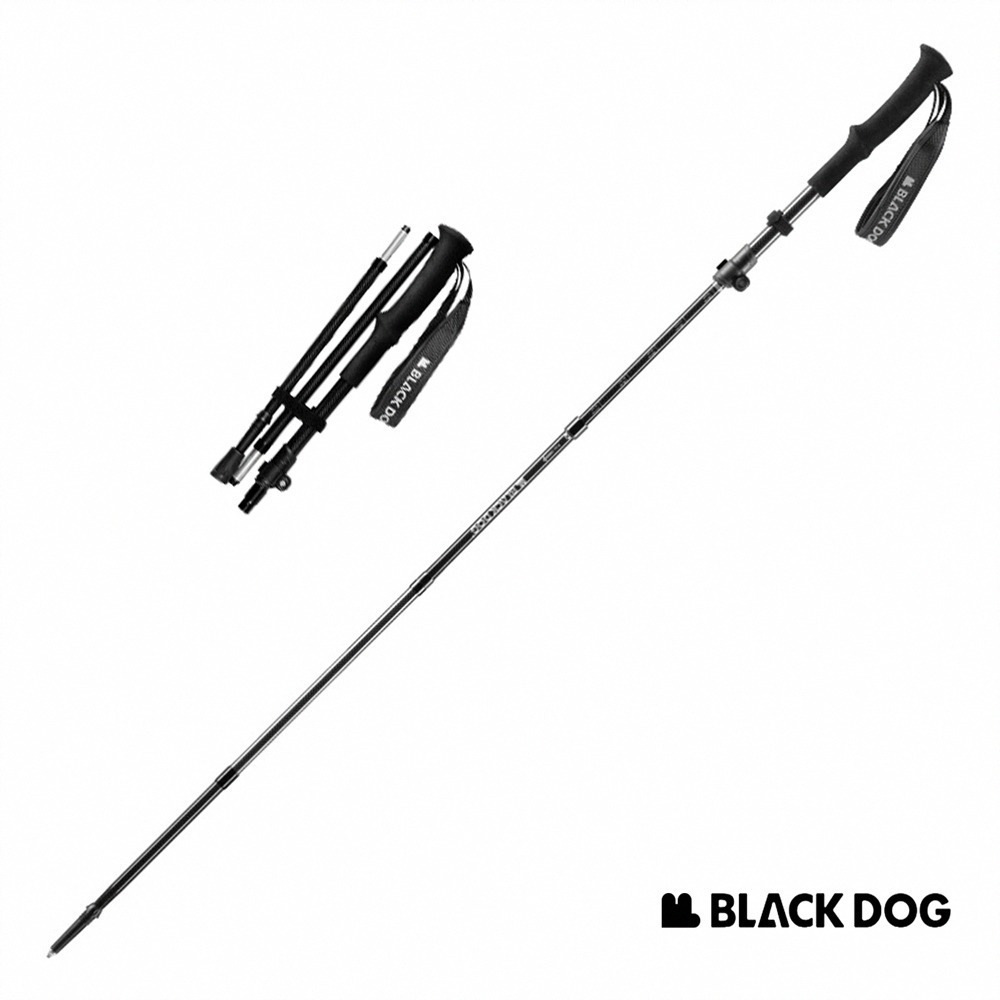 【Blackdog】黑曜超輕碳纖維折疊登山杖 135cm DS011 | 台灣公司貨-細節圖3